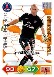Sticker Nicolas Douchez - FOOT 2011-2012. Adrenalyn XL n. 328 - Panini