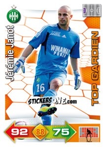 Sticker Jérémie Janot - FOOT 2011-2012. Adrenalyn XL n. 329 - Panini