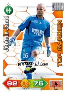 Figurina Jérémie Janot - FOOT 2011-2012. Adrenalyn XL - Panini