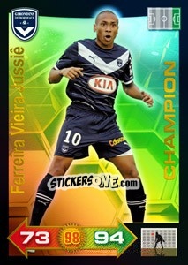 Sticker Ferreira Vieira Jussiê - FOOT 2011-2012. Adrenalyn XL - Panini