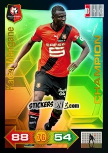 Sticker Kader Mangane - FOOT 2011-2012. Adrenalyn XL n. 343 - Panini