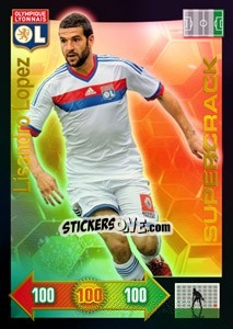 Cromo Lisandro Lopez - FOOT 2011-2012. Adrenalyn XL - Panini