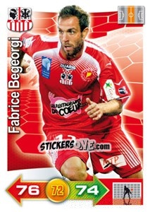 Sticker Fabrice Begeorgi - FOOT 2011-2012. Adrenalyn XL n. 6 - Panini