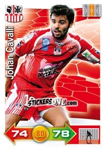 Sticker Johan Cavalli - FOOT 2011-2012. Adrenalyn XL - Panini