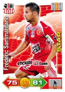 Cromo Frédéric Sammaritano - FOOT 2011-2012. Adrenalyn XL n. 13 - Panini