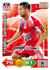 Figurina Frédéric Sammaritano - FOOT 2011-2012. Adrenalyn XL - Panini