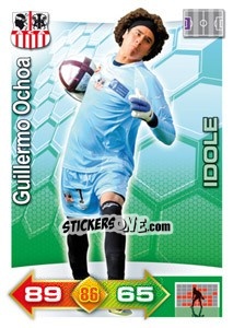 Sticker Guillermo Ochoa - FOOT 2011-2012. Adrenalyn XL - Panini