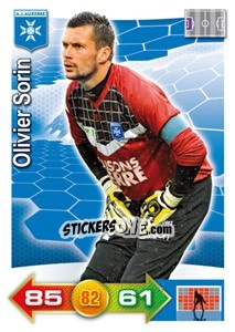 Cromo Olivier Sorin - FOOT 2011-2012. Adrenalyn XL n. 17 - Panini