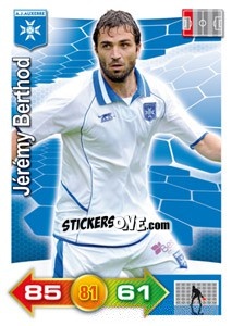 Sticker Jérémy Berthod - FOOT 2011-2012. Adrenalyn XL - Panini