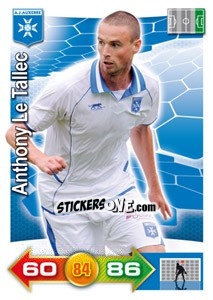 Figurina Anthony Le Tallec - FOOT 2011-2012. Adrenalyn XL n. 27 - Panini
