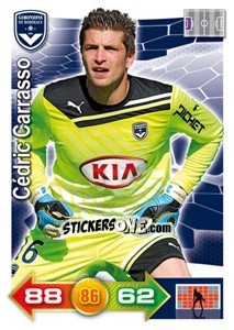 Cromo Cédric Carrasso - FOOT 2011-2012. Adrenalyn XL n. 33 - Panini