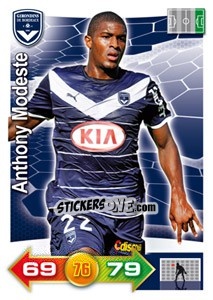 Sticker Anthony Modeste - FOOT 2011-2012. Adrenalyn XL n. 42 - Panini