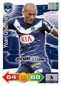 Sticker Yoan Gouffran - FOOT 2011-2012. Adrenalyn XL n. 43 - Panini