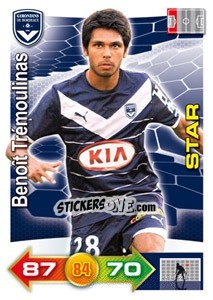Sticker Benoît Trémoulinas - FOOT 2011-2012. Adrenalyn XL n. 45 - Panini