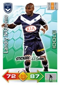Figurina Landry N'Guemo - FOOT 2011-2012. Adrenalyn XL n. 48 - Panini