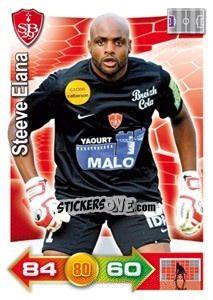 Figurina Steeve Elana - FOOT 2011-2012. Adrenalyn XL n. 49 - Panini