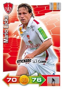 Cromo Mario Licka - FOOT 2011-2012. Adrenalyn XL n. 57 - Panini
