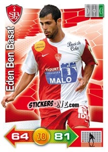 Sticker Eden Ben Basat - FOOT 2011-2012. Adrenalyn XL - Panini