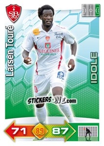 Sticker Larsen Touré - FOOT 2011-2012. Adrenalyn XL n. 64 - Panini