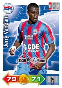 Sticker Jerry Vandam - FOOT 2011-2012. Adrenalyn XL n. 65 - Panini