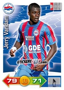 Cromo Jerry Vandam - FOOT 2011-2012. Adrenalyn XL - Panini