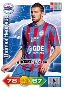 Sticker Thomas Heurtaux - FOOT 2011-2012. Adrenalyn XL n. 66 - Panini