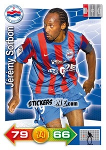 Sticker Jérémy Sorbon - FOOT 2011-2012. Adrenalyn XL - Panini