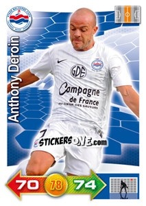Sticker Anthony Deroin - FOOT 2011-2012. Adrenalyn XL n. 71 - Panini