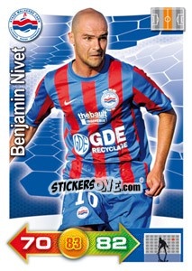 Sticker Benjamin Nivet - FOOT 2011-2012. Adrenalyn XL n. 72 - Panini
