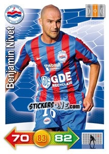 Sticker Benjamin Nivet - FOOT 2011-2012. Adrenalyn XL - Panini