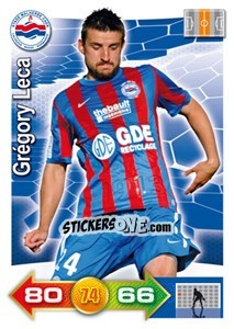 Cromo Grégory Leca - FOOT 2011-2012. Adrenalyn XL - Panini