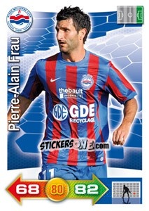 Sticker Pierre-Alain Frau - FOOT 2011-2012. Adrenalyn XL n. 74 - Panini