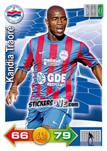 Sticker Kandia Traoré - FOOT 2011-2012. Adrenalyn XL n. 76 - Panini