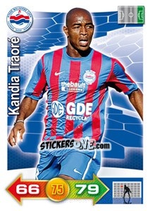 Sticker Kandia Traoré - FOOT 2011-2012. Adrenalyn XL - Panini