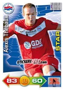Sticker Alexis Thébaux - FOOT 2011-2012. Adrenalyn XL n. 77 - Panini
