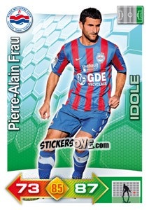 Sticker Pierre-Alain Frau - FOOT 2011-2012. Adrenalyn XL n. 80 - Panini