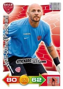 Sticker Jean-Daniel Padovani - FOOT 2011-2012. Adrenalyn XL - Panini