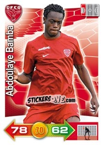 Figurina Abdoulaye Bamba - FOOT 2011-2012. Adrenalyn XL - Panini