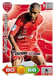 Sticker Samuel Souprayen - FOOT 2011-2012. Adrenalyn XL n. 84 - Panini