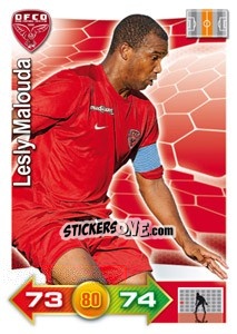 Sticker Lesly Malouda - FOOT 2011-2012. Adrenalyn XL n. 86 - Panini
