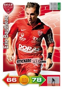 Sticker Eric Bauthéac - FOOT 2011-2012. Adrenalyn XL - Panini