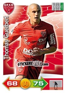 Figurina Thomas Guerbert - FOOT 2011-2012. Adrenalyn XL - Panini