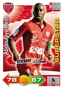 Sticker Abdoulaye Meïte - FOOT 2011-2012. Adrenalyn XL n. 94 - Panini