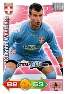 Sticker Quentin Westberg - FOOT 2011-2012. Adrenalyn XL - Panini