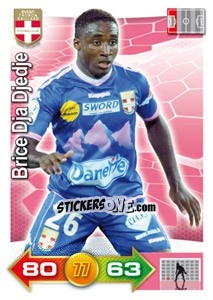 Sticker Brice Dja Djedje - FOOT 2011-2012. Adrenalyn XL - Panini