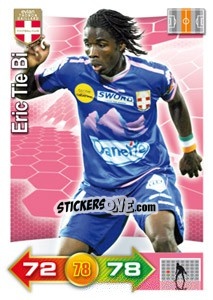 Cromo Eric Tie Bi - FOOT 2011-2012. Adrenalyn XL n. 104 - Panini