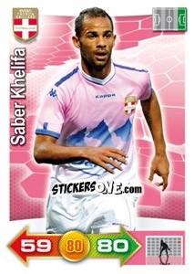 Figurina Saber Khelifa - FOOT 2011-2012. Adrenalyn XL - Panini