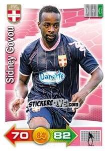 Sticker Sidney Govou - FOOT 2011-2012. Adrenalyn XL n. 107 - Panini