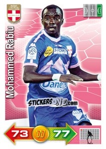 Sticker Mohammed Rabiu - FOOT 2011-2012. Adrenalyn XL n. 108 - Panini