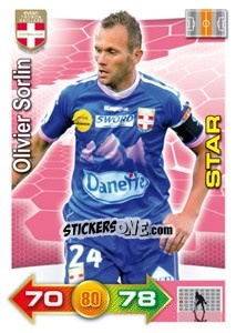 Sticker Olivier Sorlin - FOOT 2011-2012. Adrenalyn XL - Panini